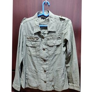 I Jean by Buffalo - Olive Jean Jacket